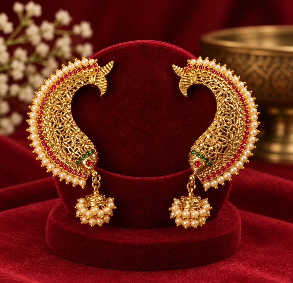RUDRAKSHI MATSYA EARCUFFS