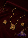 RUDRAKDSHI BORMAL WITH GOLDEN PENDANT