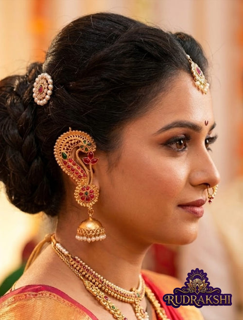 RUDRAKSHI EARCUFFS