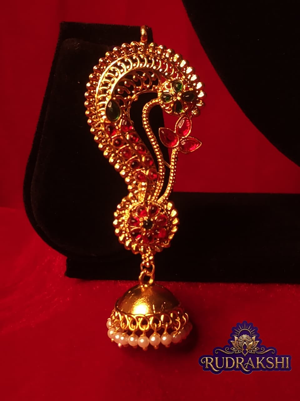 RUDRAKSHI EARCUFFS