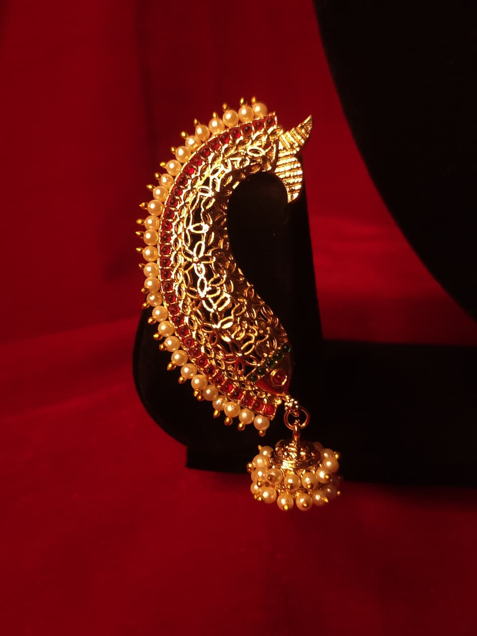 RUDRAKSHI MATSYA EARCUFFS