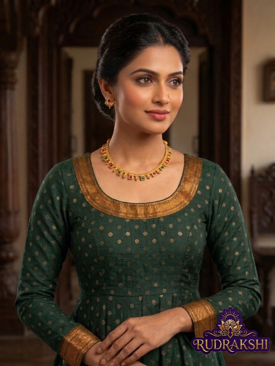 RUDRAKSHI STONE NECKLACE