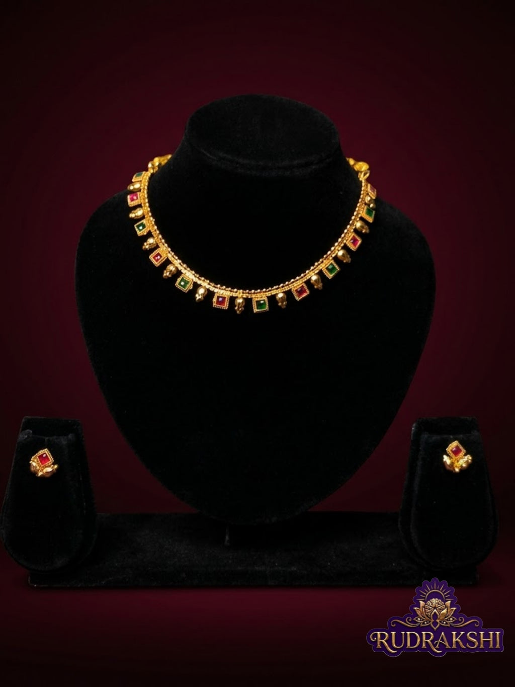 RUDRAKSHI STONE NECKLACE